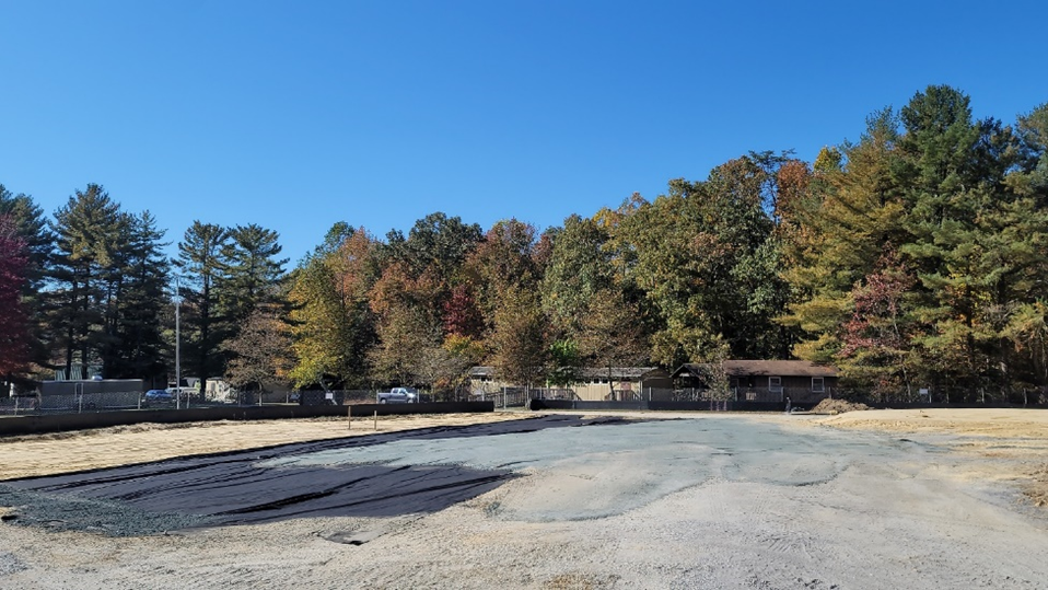 Existing Dining Pavilion Site Cleared