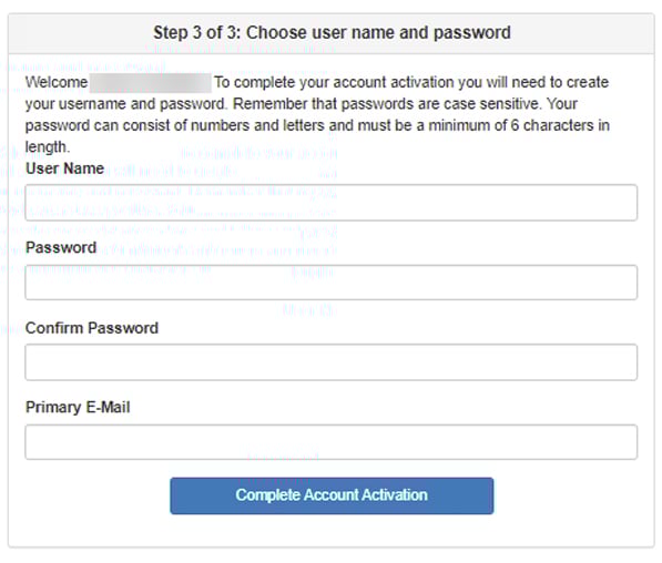 ParentVUE-activate-using-key-code-Step-3-enter-username-password-email-complete-account-activation