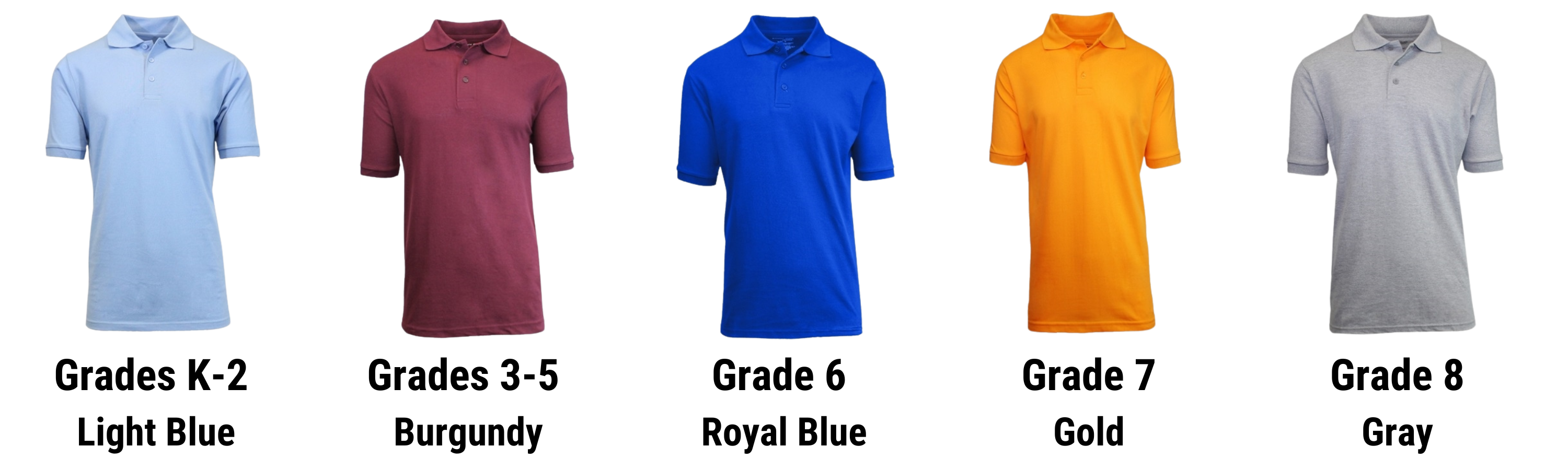 Uniform Shirt Colors 2024-2025